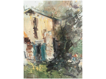 4819616 paesaggio 60x120 olio