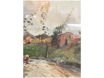 4819617 paesaggio 60x120 olio