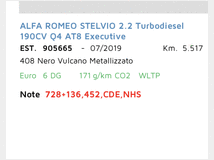 4831523 ALFA ROMEO Stelvio