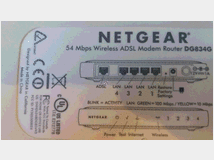 4849167 router netgear dg834g