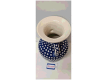 4954573 ceramica blu puntini