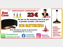 5043703 Montaggio lampadario Nomentano