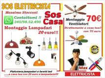 5236093 Montaggio lampadario applique