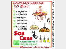 5269327 Montaggio lampadario San