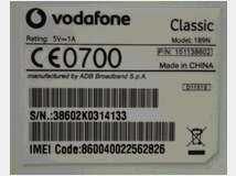 5317118 Vodafone Classic 