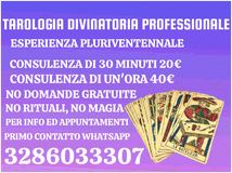 5324745 Tarologo esperienza pluriventennale