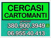 5347732 Cerchiamo cartomanti per