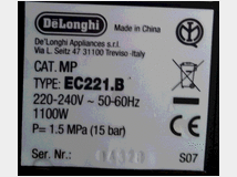 5348197 caff ec221.B DeLonghi