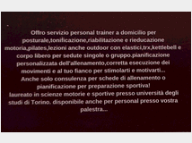 5350036 Servizio personal trainer