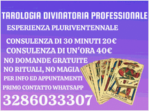 5354491 Tarologo esperienza pluriventennale