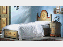 5354642 letto abete decorato