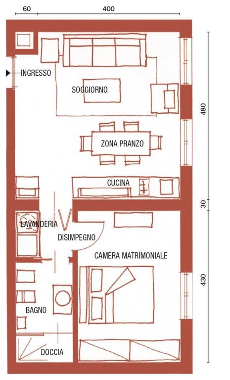 Borghesiana 45mq secondo piano numero locali due privato Roma
