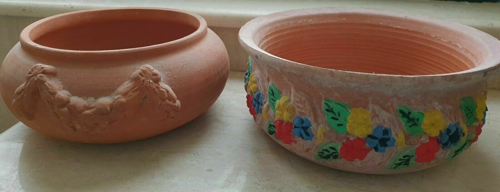 4588082 3 pz Vaso per Fiori Terracotta