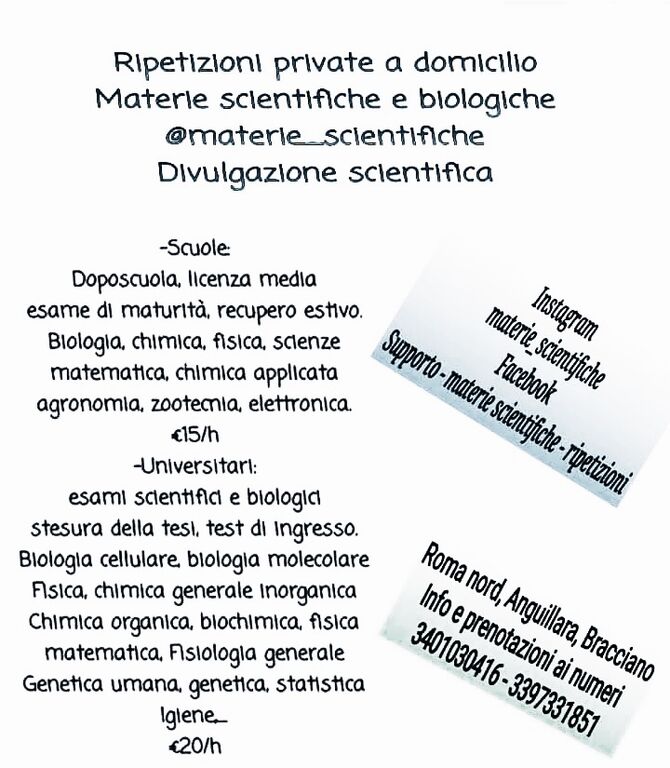 5139046  aiuto per lezioni diMaterie