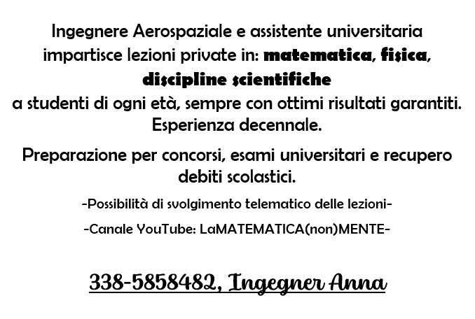 5314336  aiuto per lezioni dimatematica