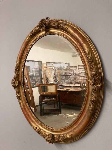 5219125 Antico specchio ovale 1840