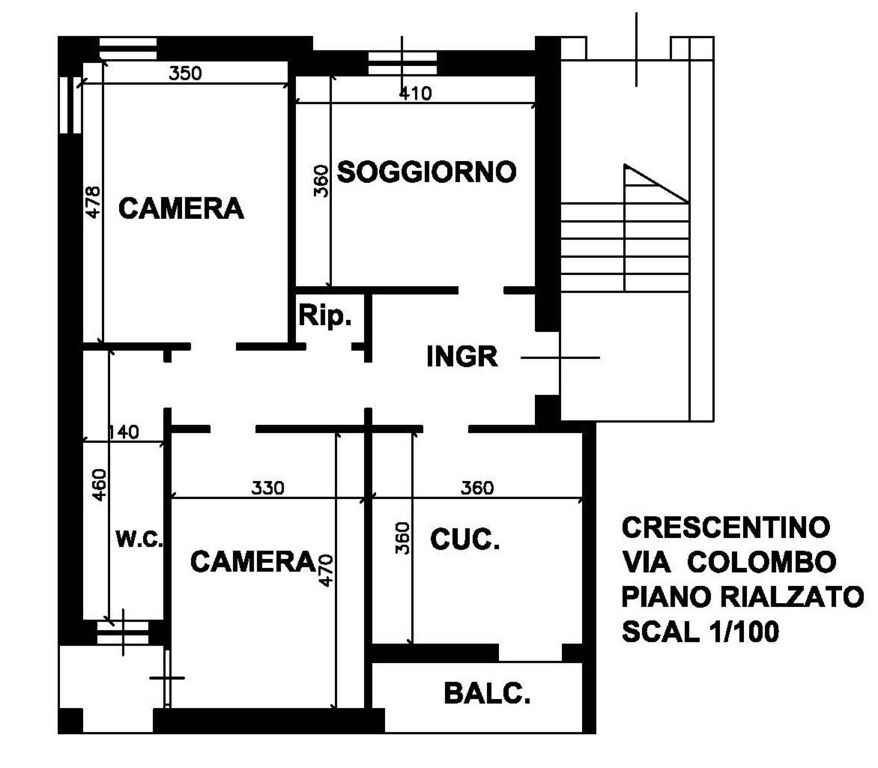 5019929  appartamento mq100 Non