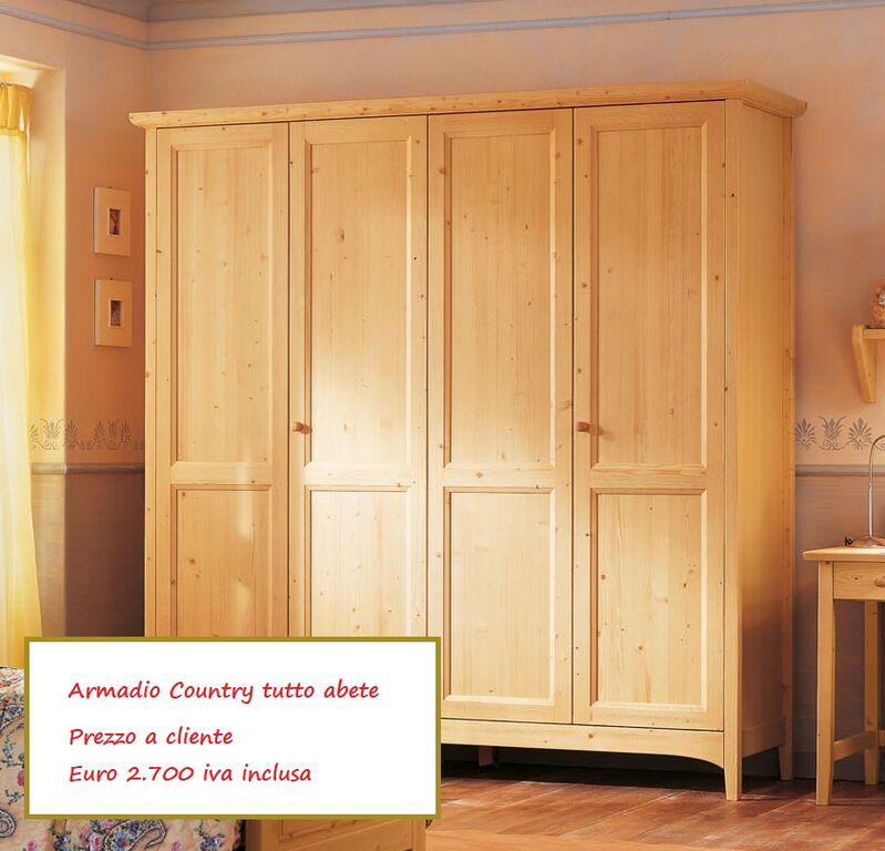 5292093 Armadio country abete