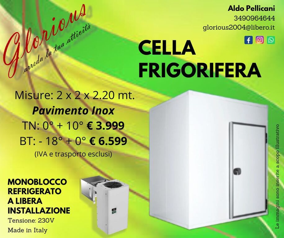 5358143 Cella Frigo con monoblocco a