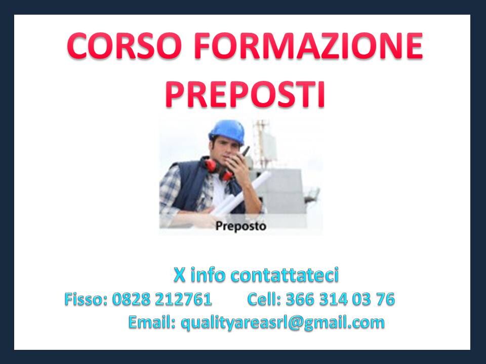 5172040  corsoCorso Formazione Preposti