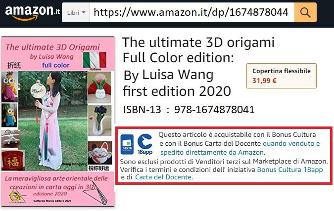 5048941  corsoOrigami 3D, Libro di testo