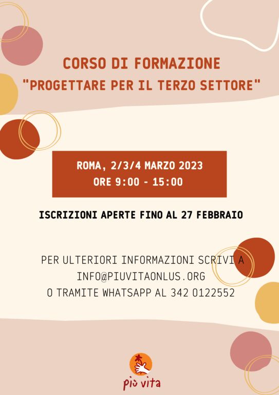 5071749  corsoProgettare per il Terzo