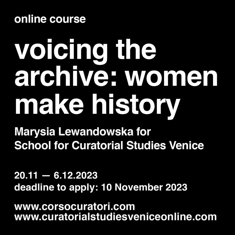 5171461  corsoVOICING THE ARCHIVE: WOMEN