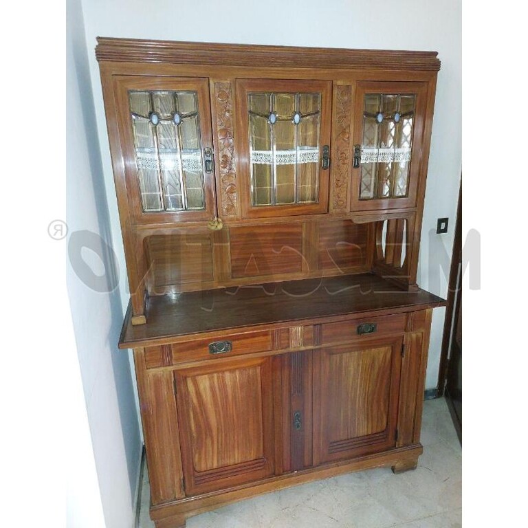 5055196 Credenza 2 corpi 3 ante vetro