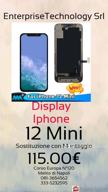 5076811 Display Lcd Iphone 12 Mini