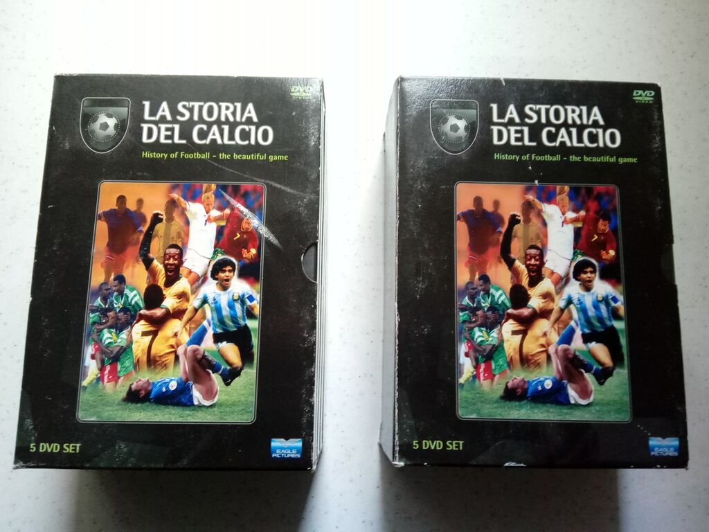 5221778 DVD la Storia del Calcio nuovi