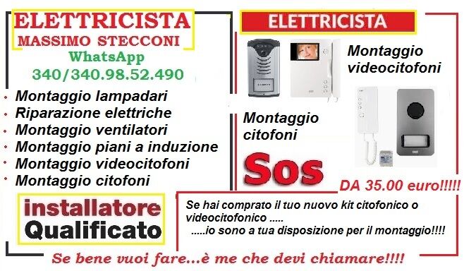 5350876  Elettricista citofoni e