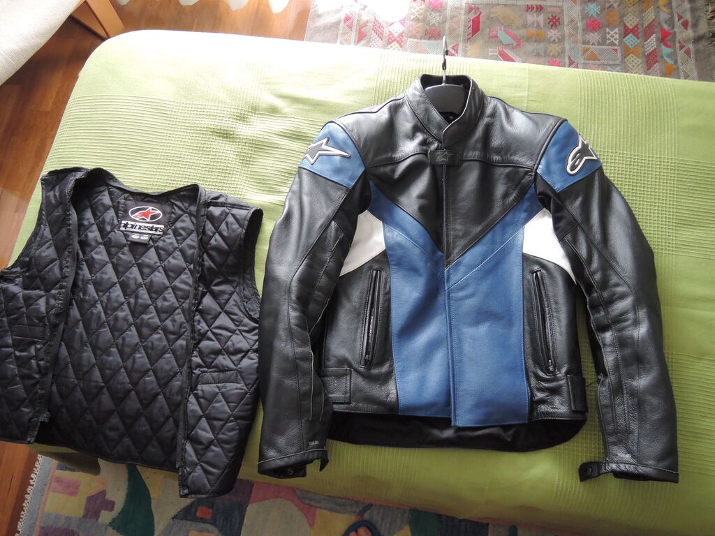 5259927 Giacca in pelle da moto Alpine