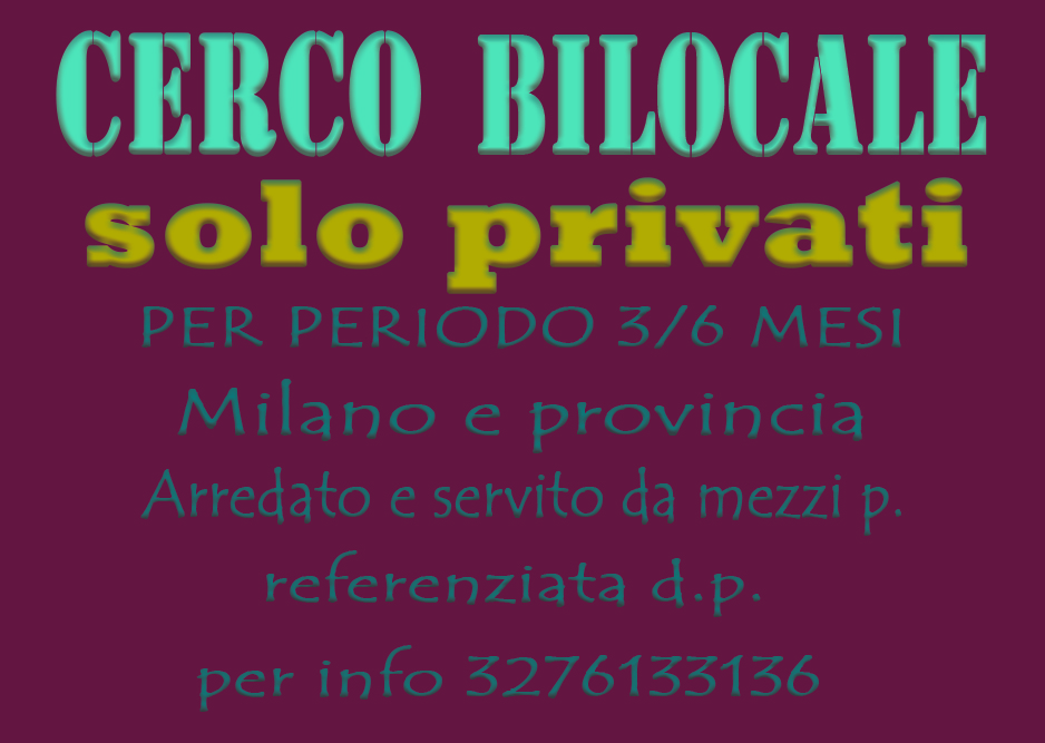 4077762 Cerco in affitto appartamento