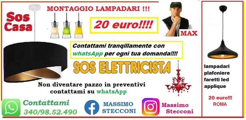 5224462  Installazione lampadario