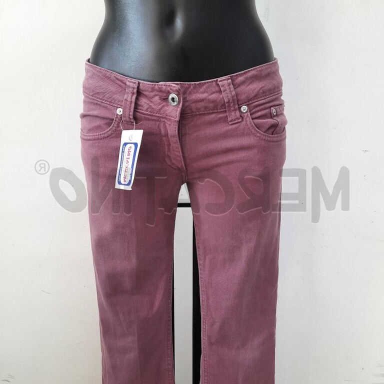 5105724 Jeans donna dondup rosa zampa