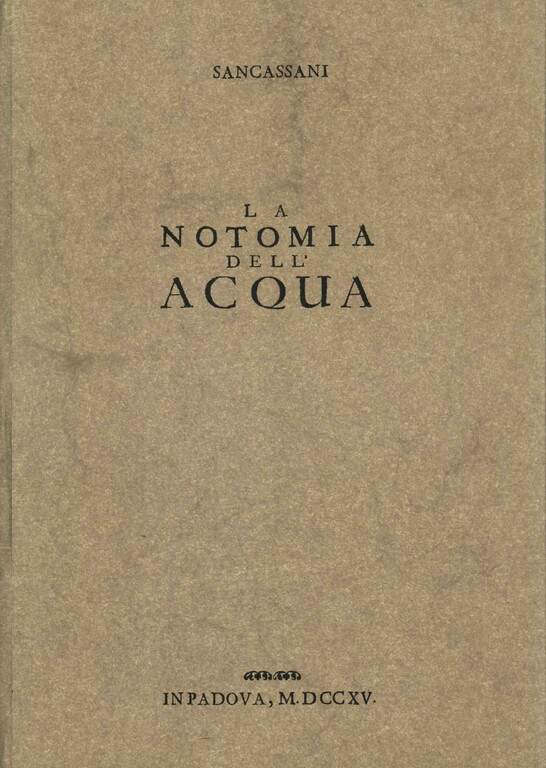 5289569 La notomia dell'acqua