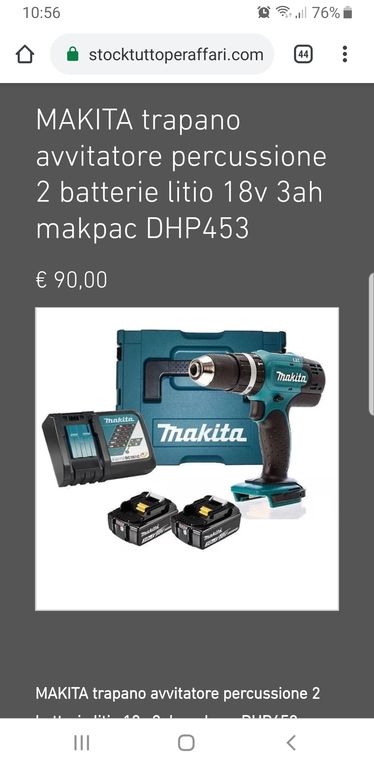 3872083 Makita trapano avvitatore