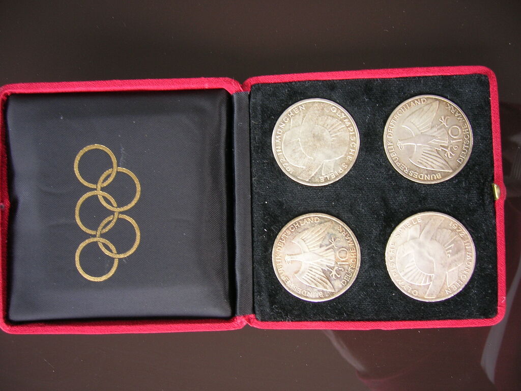 4910072 Monete argento Olimpiadi 1972