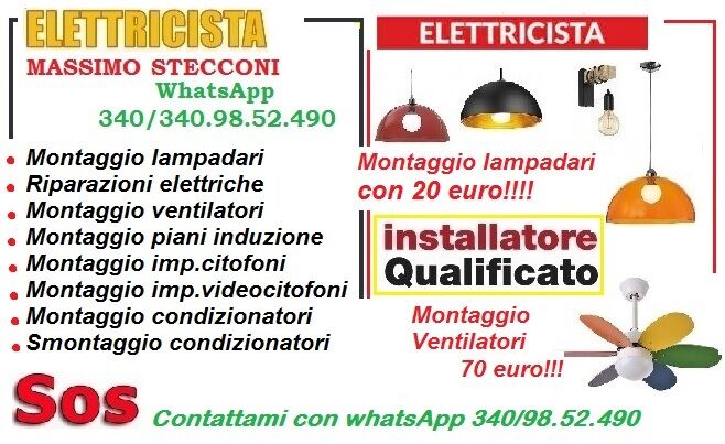 5337059  Montaggio lampadari Murano e