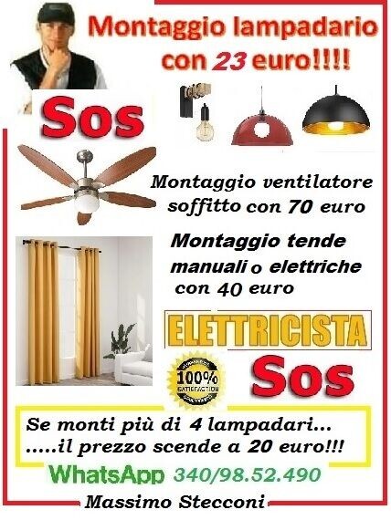 5006725 Montaggio lampadario Roma