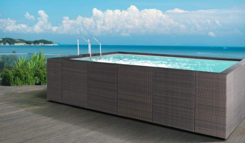 5348312 PISCINE LAGHETTO mod RATTAN