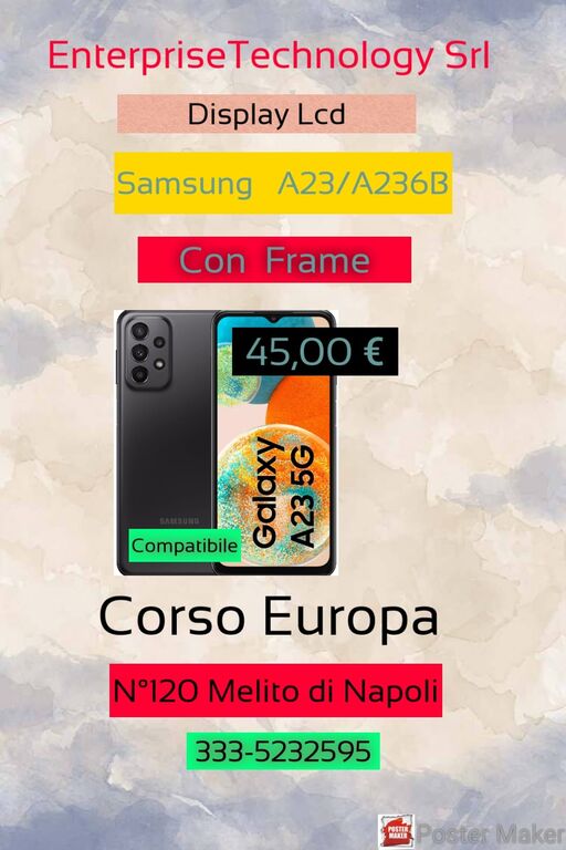 5267399 Sostituzione Display  Samsung 