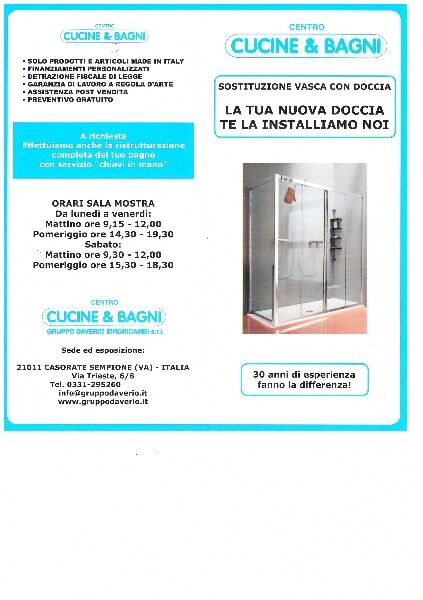 5321197  Sostituzione vasca con doccia