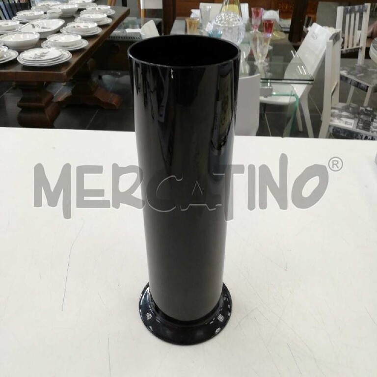 4978752 Vaso vetro nero moretti cilindro