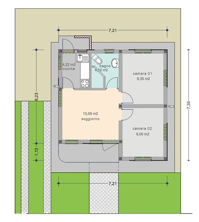 5321523  villa mq53 Nuova costruzione